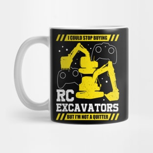 RC Excavator Construction Vehicle Digger Gift Mug